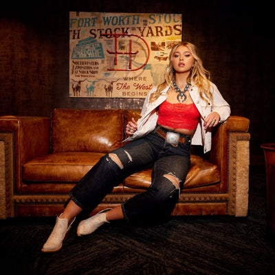 Ariat Womens Ultra High Rise Tomboy Jeans Bora Bora - 10045188