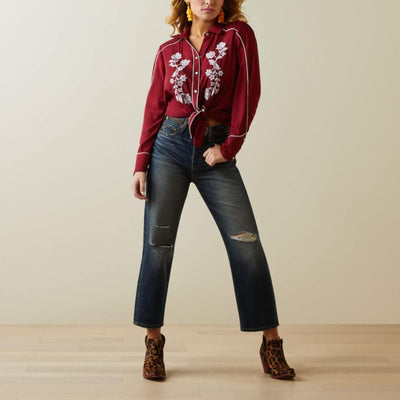 Ariat Womens Ultra High Rise Tomboy Jeans Bora Bora - 10045188