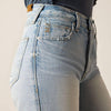 Ariat Womens Ultra High Rise Tomboy Straight Jeans Mykonos - 10045187