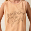 Ariat Womens Wild Roper Tank Top Orange Chiffon - 10073515