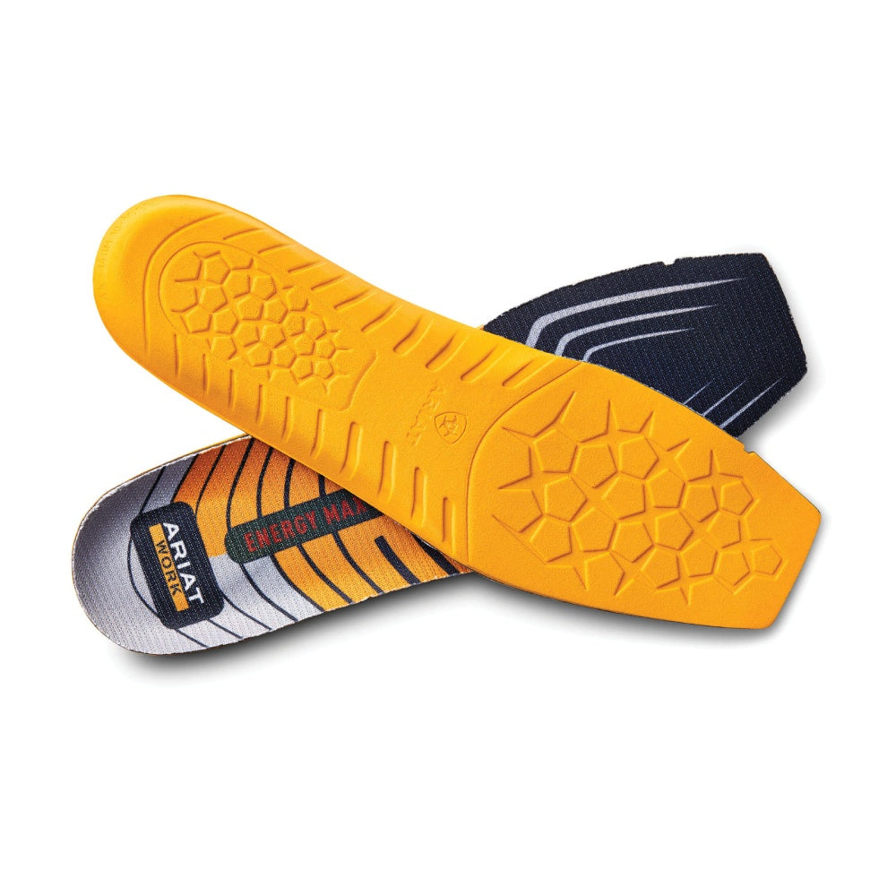 Ariat Mens Energy Max Wide Square Toe Work Insoles
