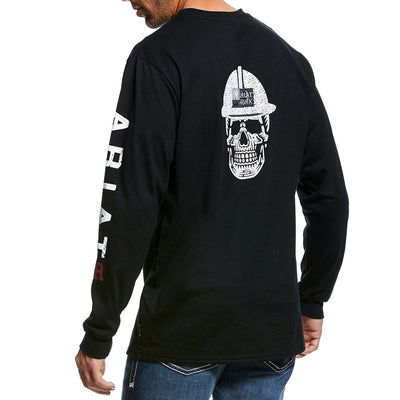 Ariat Mens FR Roughneck Skull Logo T-Shirt 