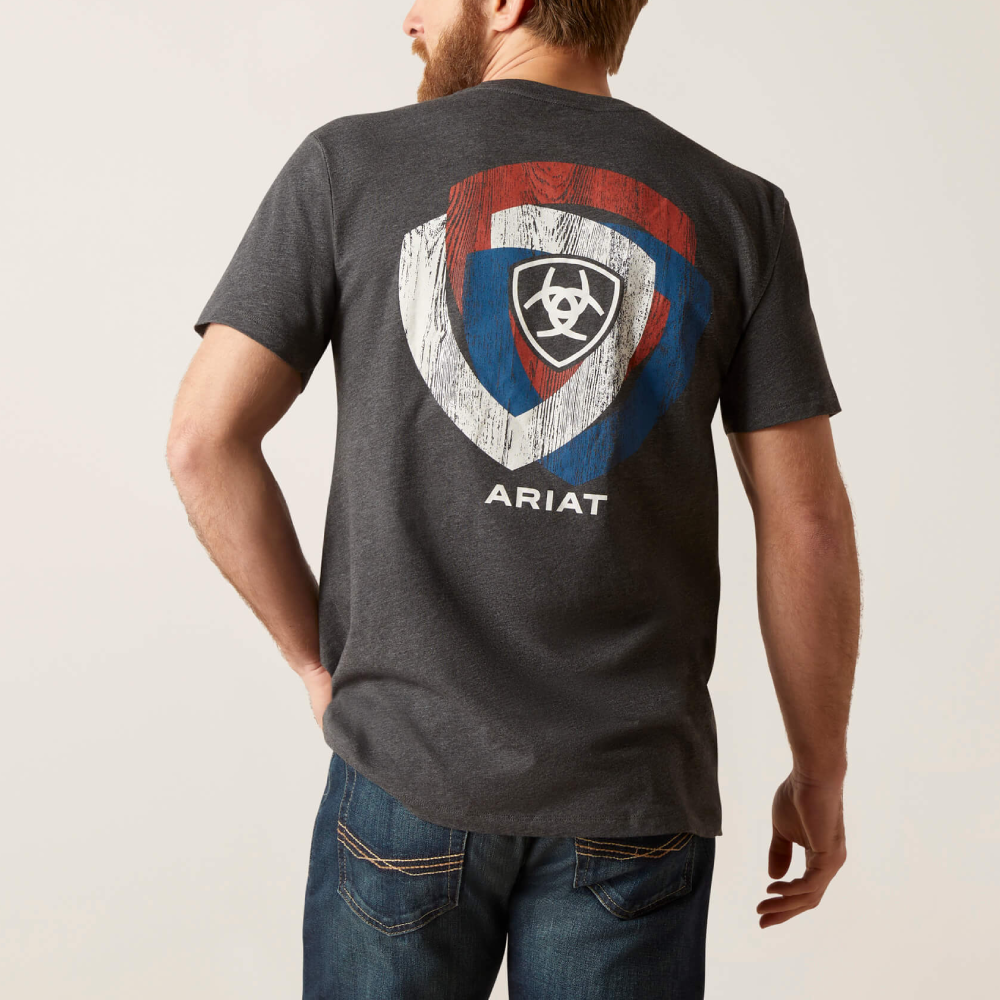 Ariat Mens Wooden Shield T-Shirt