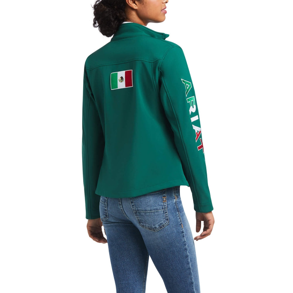 Ariat Womens Mexico Classic Team Softshell Verde Jacket