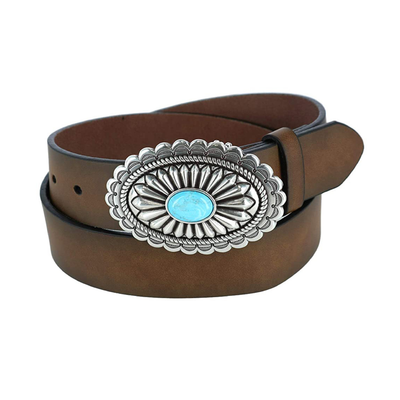 Ariat Womens Turquoise Brown Belt 
