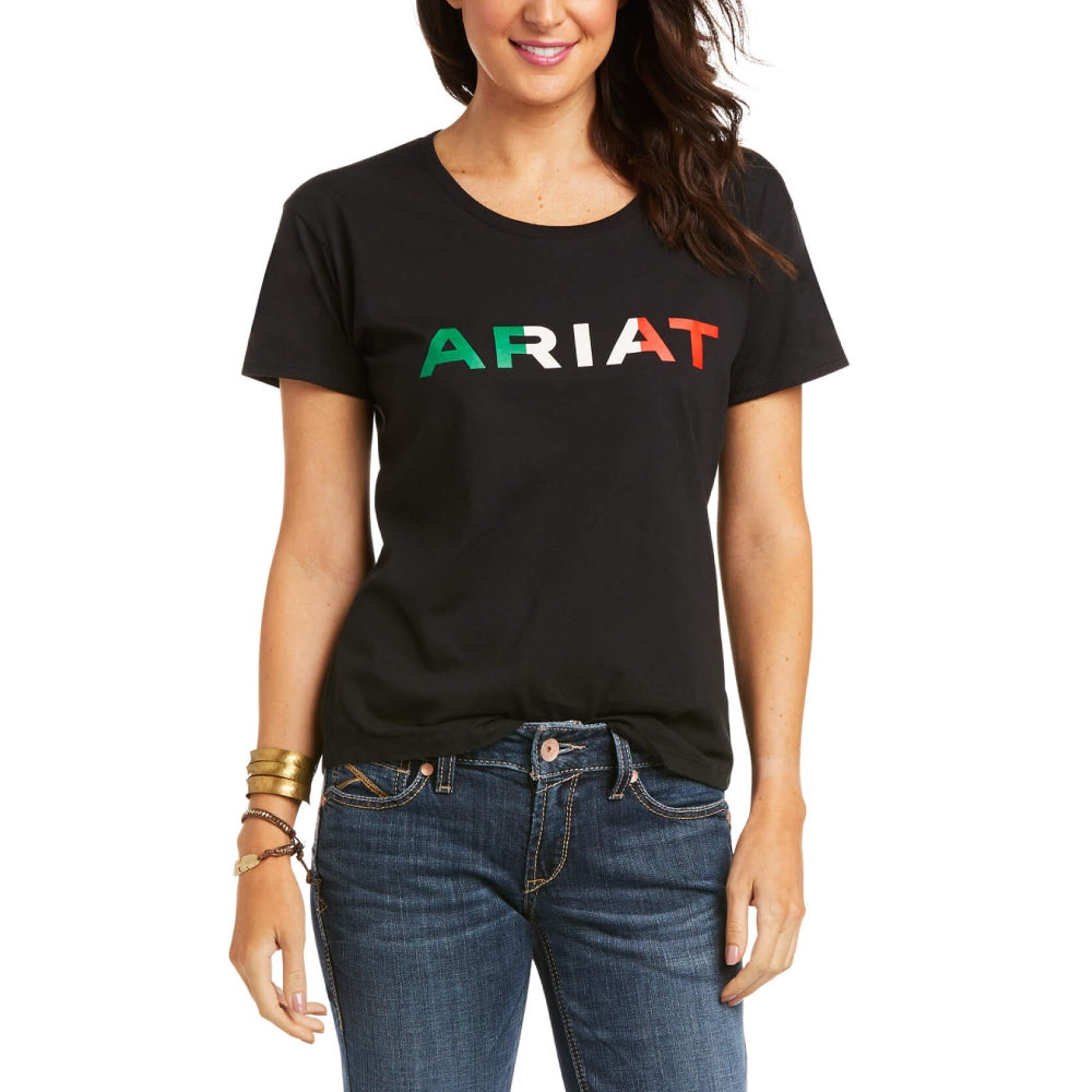 Ariat Womens Viva Mexico Logo T-Shirt 