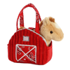 Aurora Fancy Pals 7 Red Barn Horse Pet Carrier