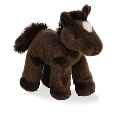 Aurora Mini Flopsie 8" Chestnut Horse