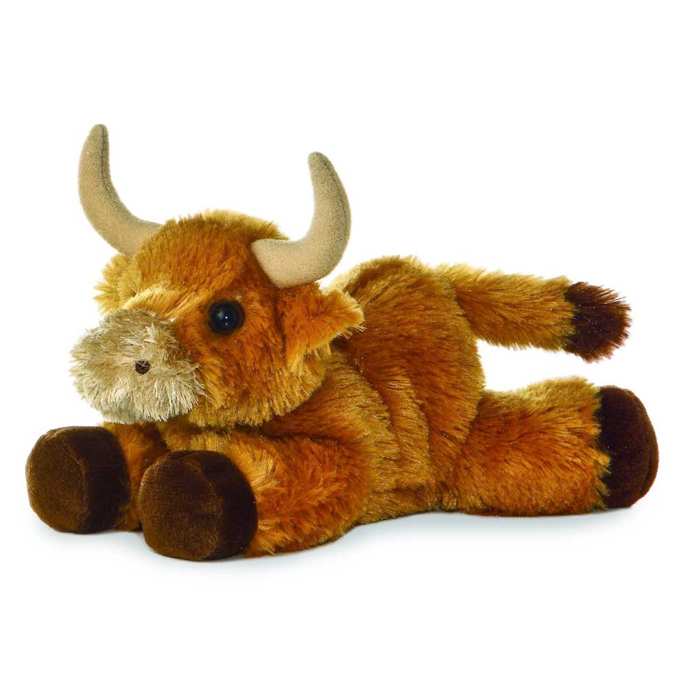 Aurora Mini Flopsie Toro Plush 8" Toy - 31292A