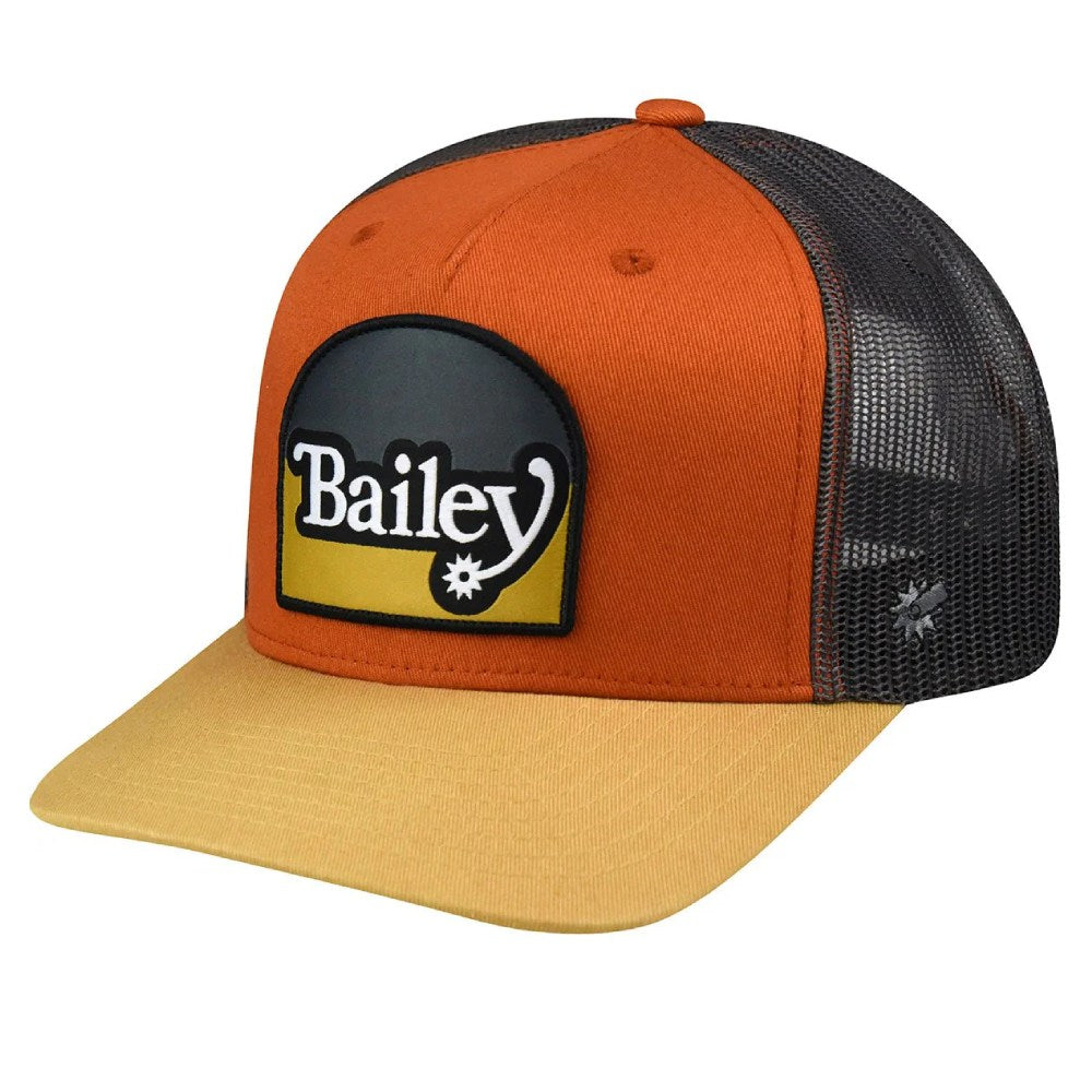 Bailey Mens Paine Trucker Snapback Cap Bombay Brown - S23BA4-BROWN