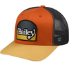 Bailey Mens Paine Trucker Snapback Cap Bombay Brown