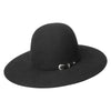 Bailey Mens Pro 7X Open Felt Hat Black - W7X604.25-BLACK