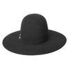 Bailey Mens Pro 7X Open Felt Hat Black - W7X604.25-BLACK