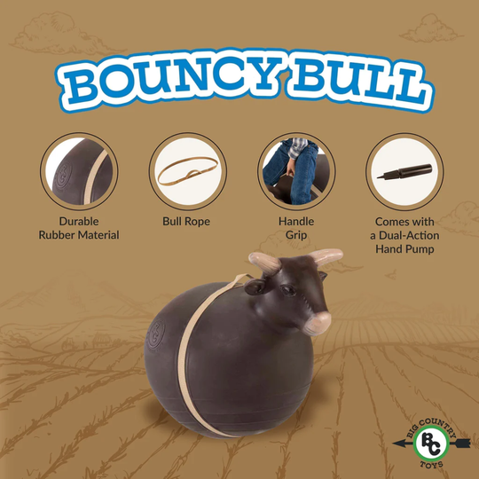 Essential Big Country Farm Kids Bouncy Bull Shop Online