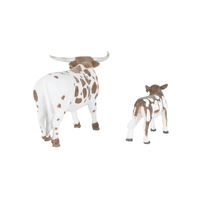 Big Country Farm Kids Longhorn Cow & Calf