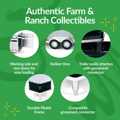 Big Country Farm Yellowstone Ranch Horse Trailer - 801