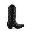 Black Star Womens Marfa Leather Boots Black - WBSN012