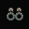 Blazin Roxx Womens Antique Silver Earrings - 30459