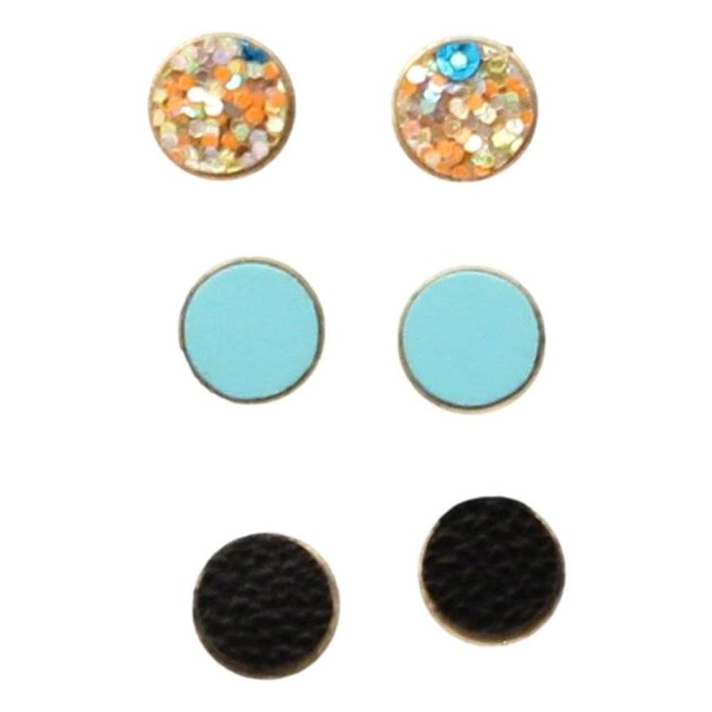 Blazin Roxx Womens Earrings Black/Turquoise/Multicolor - 3050697
