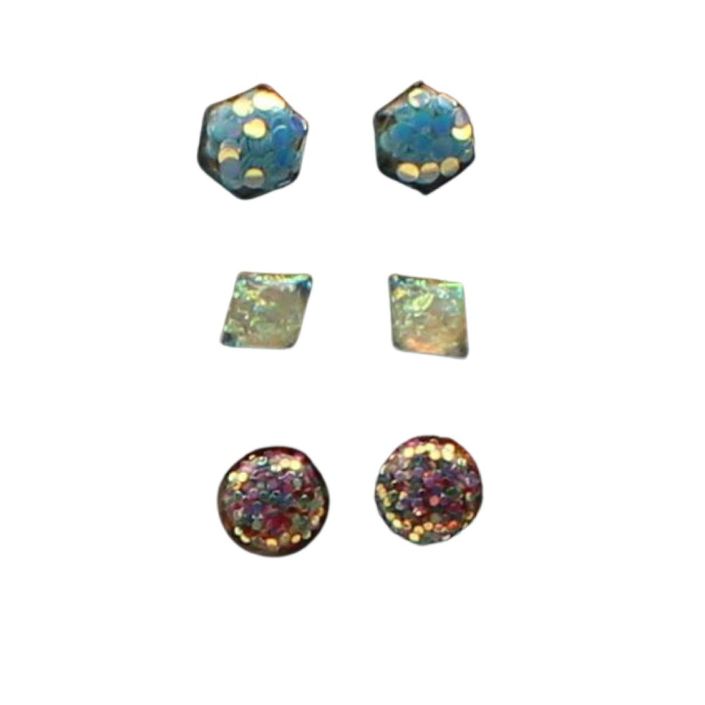 Blazin Roxx Womens Earrings Black/Turquoise/Multicolor - 3050697