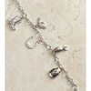 Blazin Roxx Womens Silver Charm Bracelet - 29982