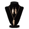 Blazin Roxx Womens Western Earring and Necklace Set Gold - 3057135