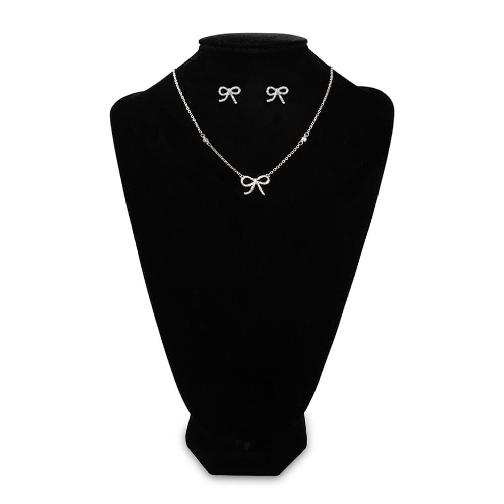 Blazin Roxx Womens Western Necklace and Earring Set Silver - 301003436