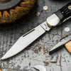 Boker Traditional Series 2.0 Folding Hunter Jigged Black Bone Knife - 110837