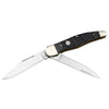 Boker Traditional Series 2.0 Folding Hunter Jigged Black Bone Knife - 110837