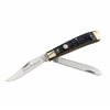 Boker Traditional Series 2.0 Trapper Jigged Black Bone Knife - 110824