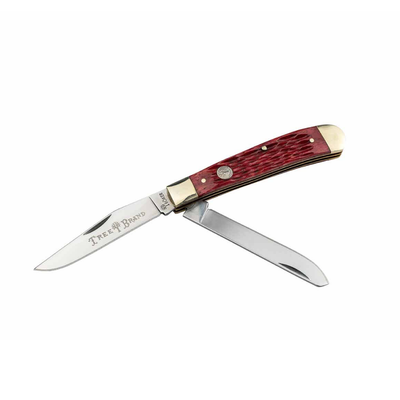 Boker Traditional Series 2.0 Trapper Jigged Red Bone knife - 110825