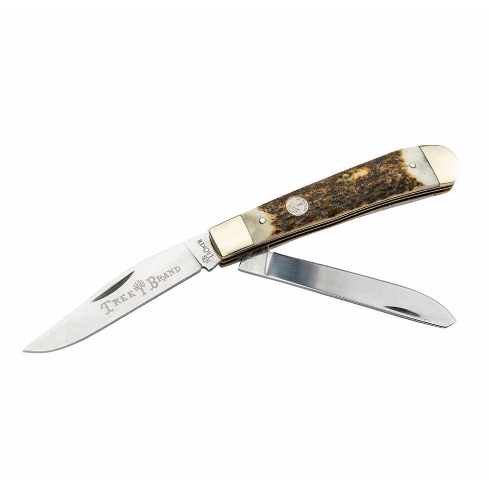 Boker Traditional Series 2.0 Trapper Stag Knife - 110833ST