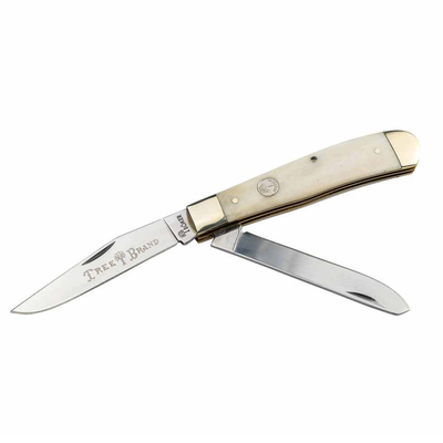 Boker Traditional Series 2.0 Trapper White Bone Knife - 110826