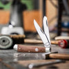 Boker Treebrand Trapper Canvas Micarta Knife Brown - 110889