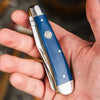 Boker Treebrand Trapper Canvas Micarta Knife Denim - 110887