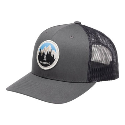 Browning Mens Brimrock Mesh Back Cap Charcoal - 308071791