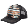 Browning Mens Mesa Mesh-Back Cap Black/Turquoise - 308096751