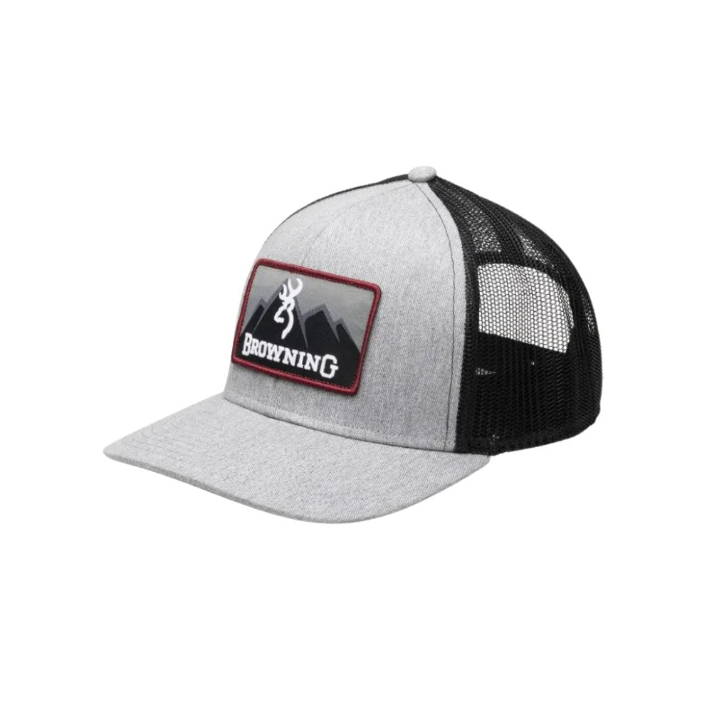 Browning Mens Ridge Mesh Snapback Cap Grey - 308683691