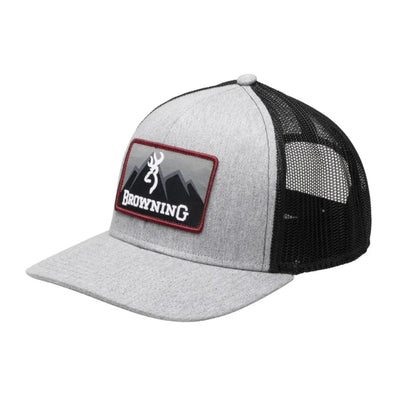 Browning Mens Ridge Mesh Snapback Cap Grey - 308683691