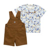 Carhartt Boys Bodysuit & Canvas Shortall Set