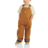 Carhartt Boys Brown Canvas Bib Overall - CM8645-D15