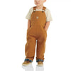 Carhartt Toddler Boys Canvas Bib Brown Overall (Sizes: 2T - 4T) - CM8645-D15