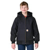 Carhartt Boys Canvas Insulated Active Jacket Black - CP8596-K01