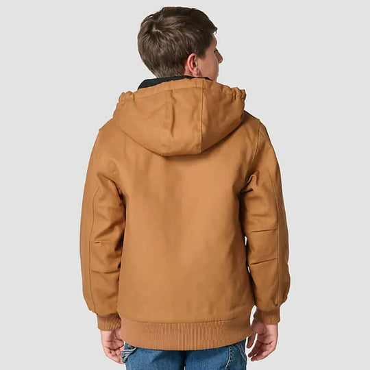 Carhartt Boys Canvas Insulated Active Jacket Brown