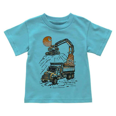 Carhartt Boys Construction Blue T-Shirt