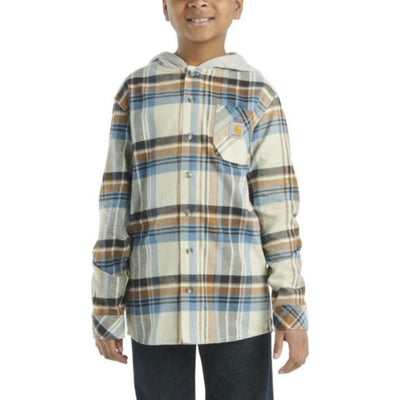 Carhartt Boys Flannel Hooded Shirt