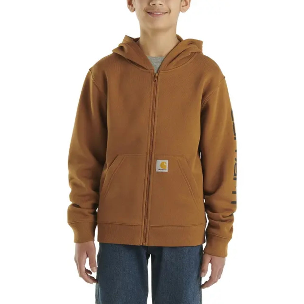 Carhartt Boys Full-Zip Logo Jacket