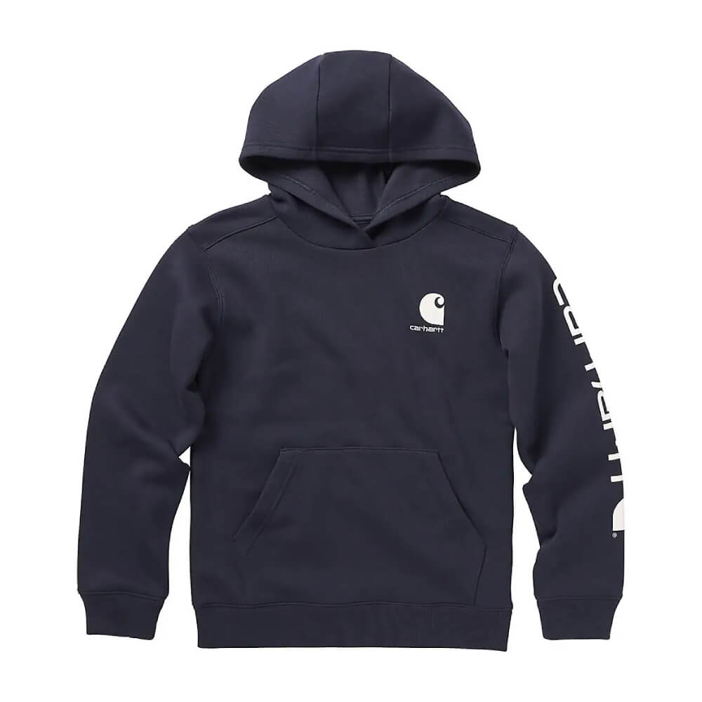 Carhartt Boys Graphic Logo Hoodie (Sizes S-XL) - CA6272-N89
