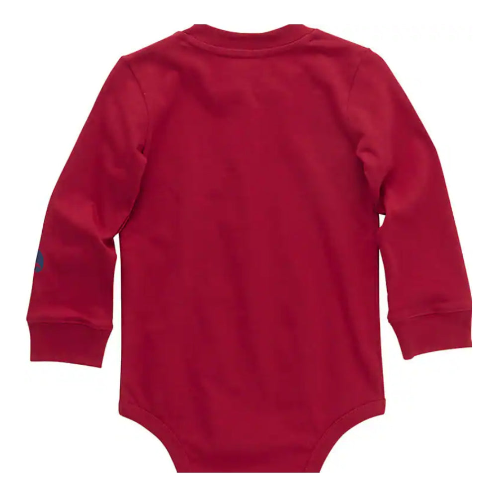 Carhartt Boys Long Sleeve Fire Truck Bodysuit