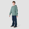 Carhartt Boys Long Sleeve Graphic Logo Hoodie Vintage Green - CA6908-GN6